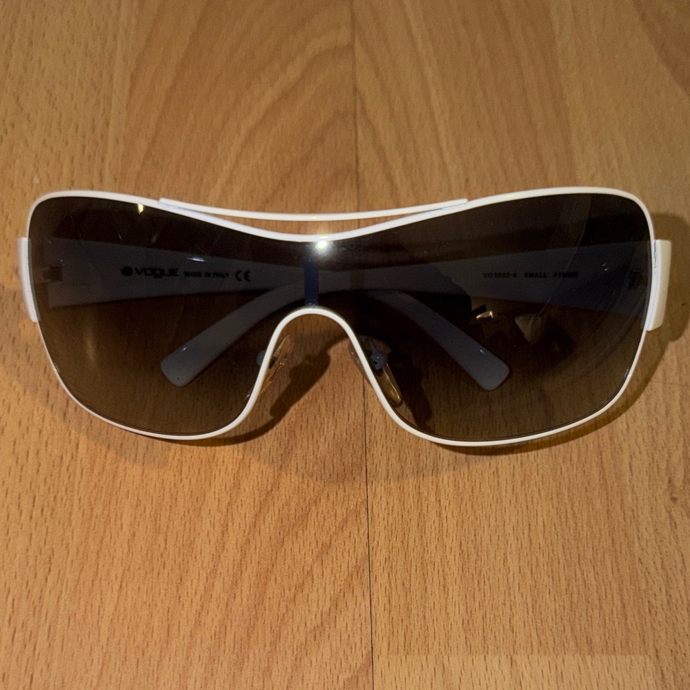 Vogue Black and White Women's Sunglasses